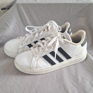 Adidas Grand Court White and Black Shoes